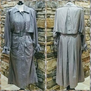 VINTAGE Tiger Fox Rain Trench Coat